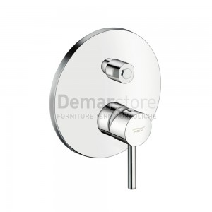 Miscelatore FEV | Serie MICRON | Doccia Incasso con Deviatore | Cromo | Tondo | MC0909/6N-CR