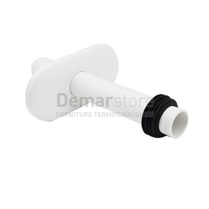 Canotto di Allacciamento con Rosone in PVC Bianco | Kariba | 204006