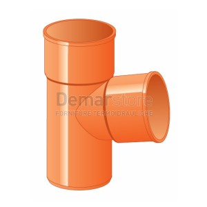 Braga Arancio PVC 87° MF Diam. 63