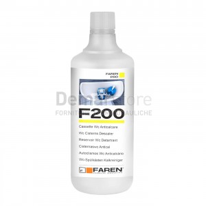 F200 Disincrostante Anticalcare per Pulizia Cassette WC