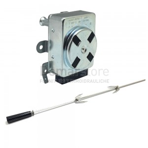 Kit Girarrosto per Barbecue Caminetti Stufe Motorino 2.0 rpm 6W + Asta mm.700