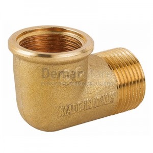 Gomito in Ottone Giallo a 90° | MF | Diam. 3/4"