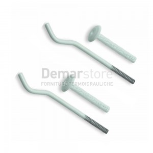 Mensole per Radiatori Alluminio Tonde (Coppia) | Lunghezza  mm.170