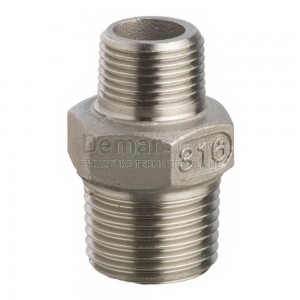 Nipplo Ridotto in Acciaio Inox AISI 316 Maschio 1/2"x1/4"