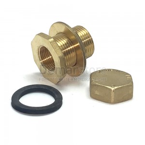 Raccordo Cassone in Ottone Giallo D.3/4"