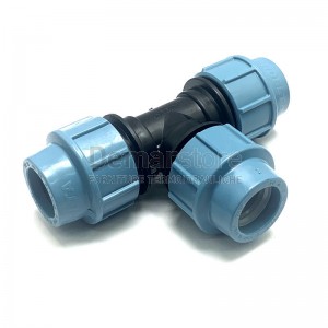 Tee in PP Unidelta PN16 per Tubo in Polietilene Diam. 25