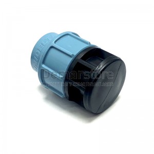 Tappo Fine Linea in PP Unidelta PN16 per Tubo in Polietilene Diam. 25