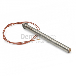 Resistenza Candeletta Stufe a Pellet | c/FLANGIA | Ø 12.5 | L.150mm | W.350 | Lungh.Tot. 160mm