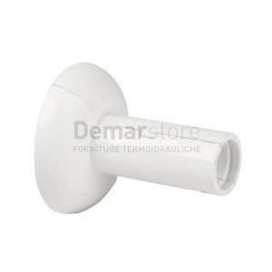 Rosetta copritubo Universale Bianca da 10 a 18