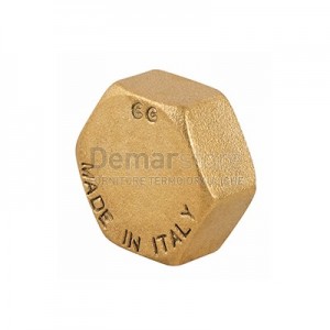 Tappo in Ottone Giallo Femmina 1/4"