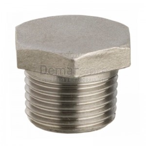 Tappo in Acciaio Inox AISI 316 Maschio 3/4"