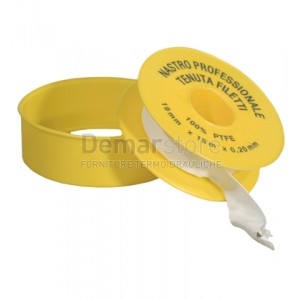 Rotolo Teflon Professionale Mt.15 x 19 mm - Sp. 0,2 mm