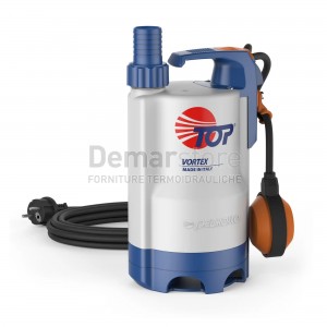 Elettropompa | PEDROLLO | Acque Sporche | Monofase | TOP 3 Vortex | l/min. 170 | mt. 8,2 | Hp 0.75