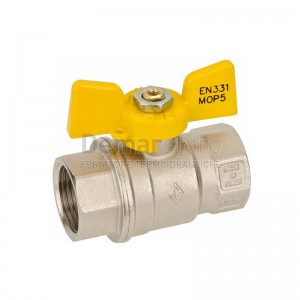 Valvola a Sfera per GAS Bugatti con Farfalla FF 1/2"