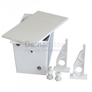 Vaso di Espansione per Termocamini | Lt.30 | PVC | Bianco